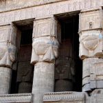 Chapiteau Hathorien, Temple de Dendera, Egypte