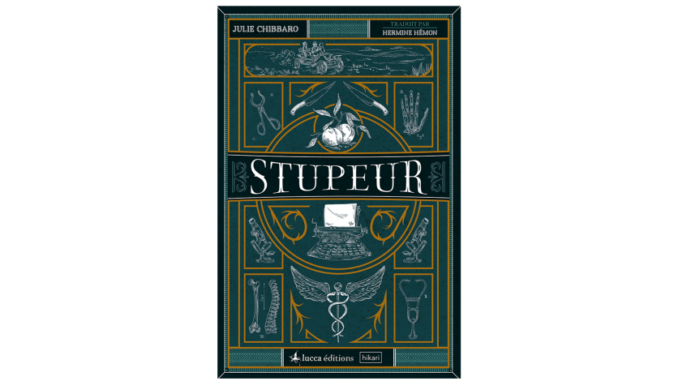 Couverture du roman « Stupeur » de Julie Chibbaro (Lucca éditions, 2021)