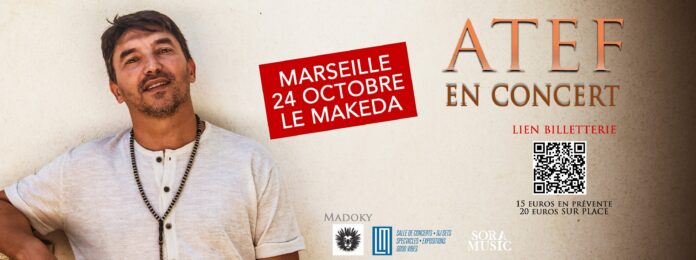 ATEF lance sa tournée Les Mots qui Unissent le jeudi 24/10 en concert au Makeda à Marseille