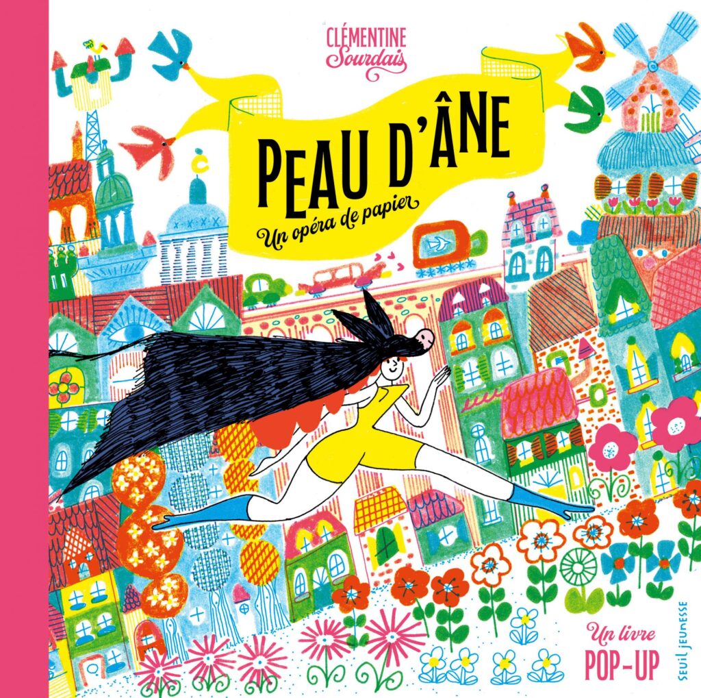 Couverture du livre pour enfants « Peau d’âne » de Clémentine Sourdais (Seuil, 2024)