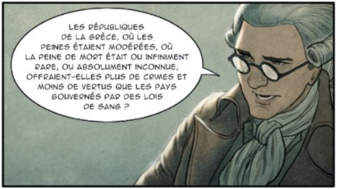 Extrait de la bande dessinée « Robespierre, le sphinx mélancolique » (Delcourt, 2024)